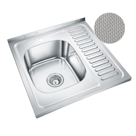 Кухонная мойка (60х60) EMAR T6060LQ Decor