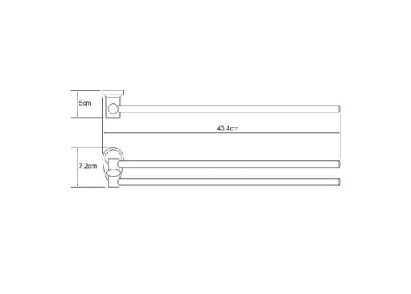 Держатель полотенец WasserKRAFT Main 9231