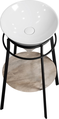Консоль под раковину Kerama Marazzi Cono CO.44\BLK.M