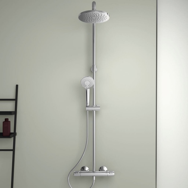 Душевая система с термостатом Ideal Standard CERATHERM T25 A7701AA