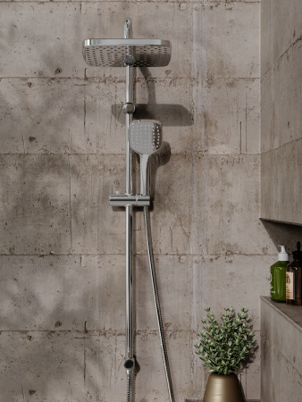 Душевая система Orange Splito M36-944cr смеситель с изливом, хром