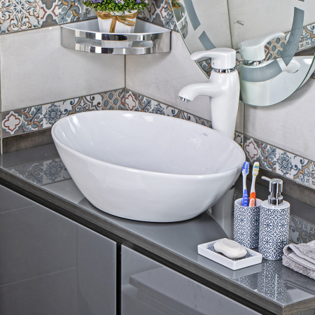 Раковина накладная (56х38) Melana 320361-805