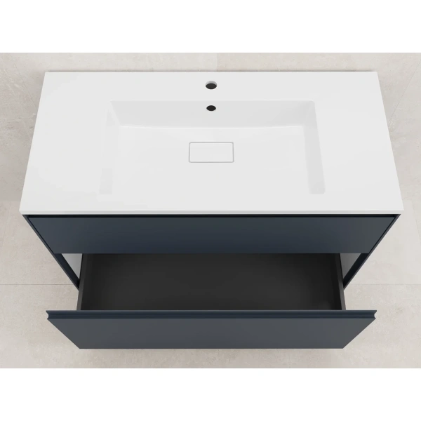 Тумба напольная без раковины 100 см Style Line Лима ЛС-00002349 графит матовый