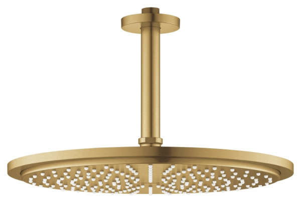 Верхний душ с кронштейном Grohe Rainshower Cosmopolitan 26067 GN0 (26067GN0) золотое матовое Верхний душ с кронштейном Grohe Rainshower Cosmopolitan 26067 GN0 (26067GN0) золотое матовое