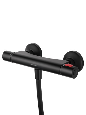 Смеситель для душа с термостатом WONZON & WOGHAND INN 5, черный матовый WW-B2005-A-MB