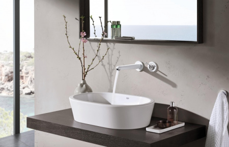 Смеситель для раковины Grohe Eurodisc Joystick 19969 LS0 (19969LS0) белая луна 