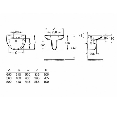 Полупьедестал для раковины Roca Victoria 33739200Y