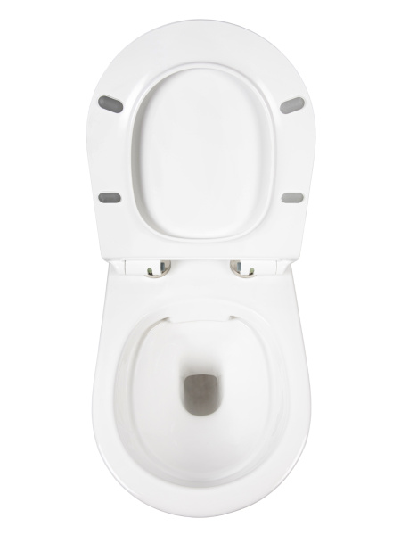 Унитаз подвесной Orange C01-100W безободковый, сиденье с микролифтом