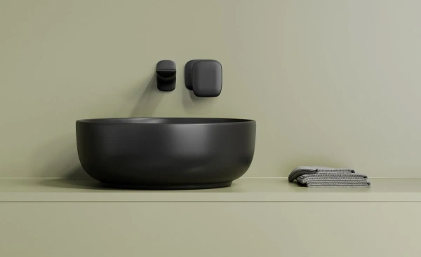 Раковина накладная (37х37) Ceramica Nova Taycan CN12003MB матовый