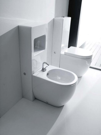 Биде напольное Kerasan Flo 312201*1 белый