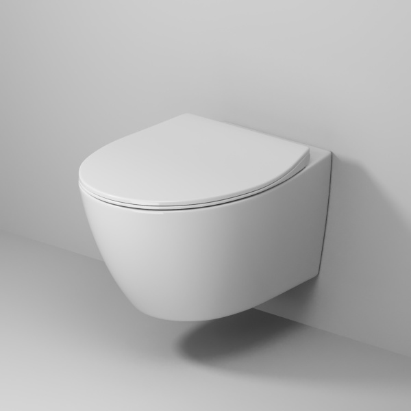 Унитаз подвесной безободковый Grossman  GR-4405SQ с сиденьем микролифт