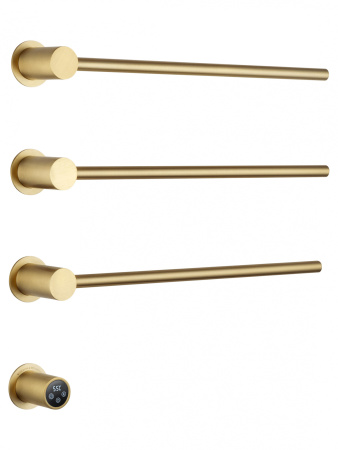 Полотенцесушитель электрический встраиваемый WONZON & WOGHAND HAMBURG, брашированное золото WW-AL313-BG