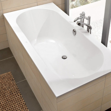 Ванна квариловая Villeroy&Boch Oberon 170x75 см белая (UBQ170OBE2V-01)