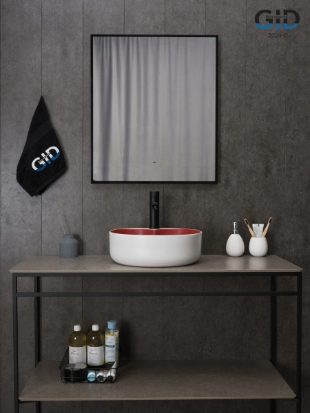 Раковина накладная (40х40) Gid N9013LS