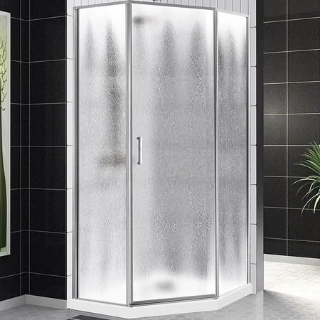 Душевой уголок (90х90) BelBagno UNO-195-P-1-90-CH-CR шиншила