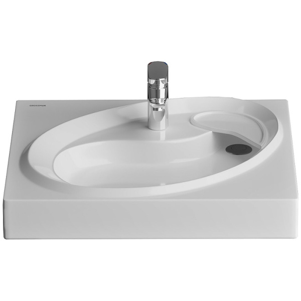 Раковина на стиральную машину (60х54,8) Grossman Alvaro 1605501 белый