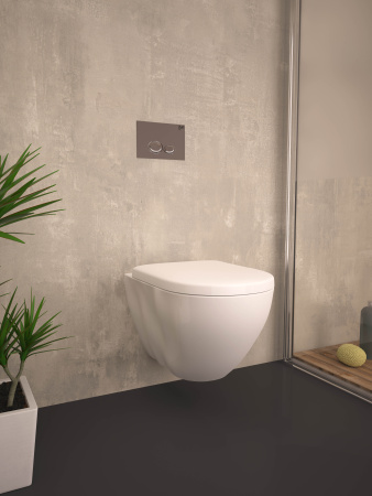 Унитаз подвесной безободковый с функцией биде Bien Dune DNKA052N1VP1W3000