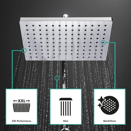 Душевая система Hansgrohe Vernis Shape Showerpipe 230 1jet Green 26319000, хром