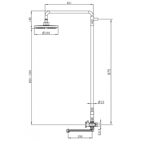 Душевая система KAISER Cuatro (58182)
