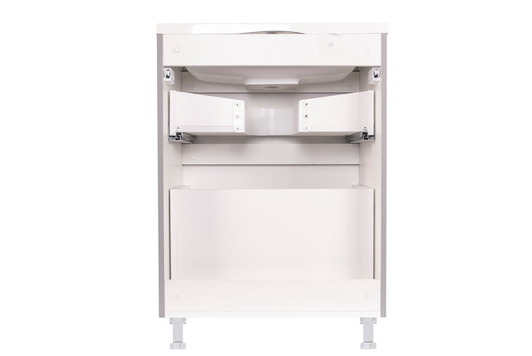 Тумба под раковину напольная Style Line Бергамо СС-00002309 серый