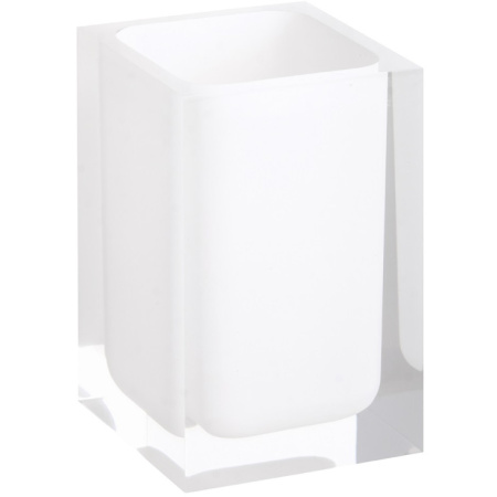 Стакан для зубных щеток Bemeta Vista 120111026-104 белый