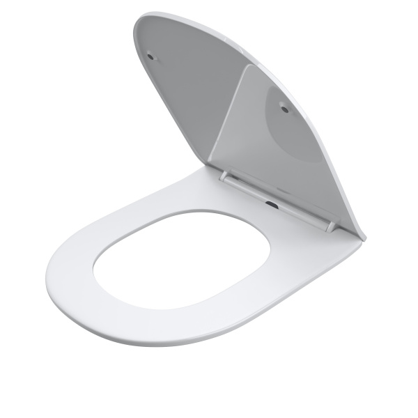 Сиденье для унитаза Grossman 4411S (тонкое, с крепежом) белое,микрофлифт,