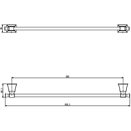 Полотенцедержатель Art&Max AM-G-7836
