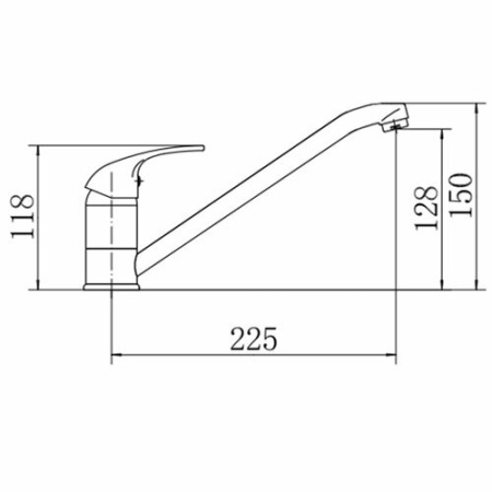 Смеситель для кухни FASHUN A4215