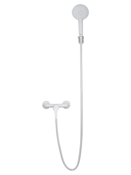 Смеситель для душа WONZON & WOGHAND, белый матовый WW-4540-MW