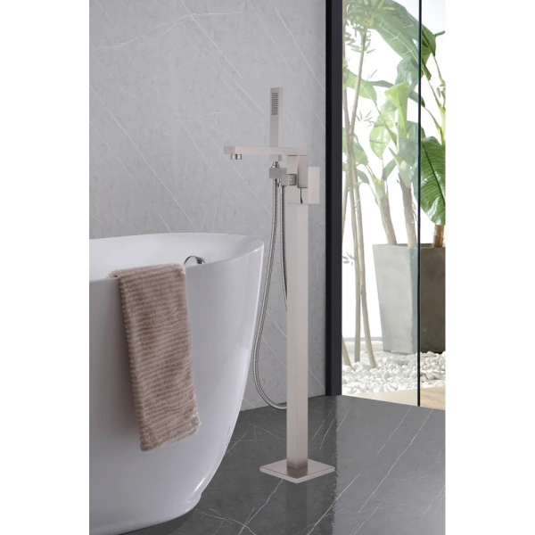 Смеситель ABBER Daheim AF8215SP напольный, сатин