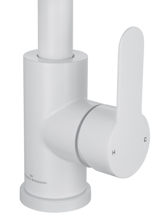 Смеситель для кухни WONZON & WOGHAND, белый матовый WW-AE4554-MW