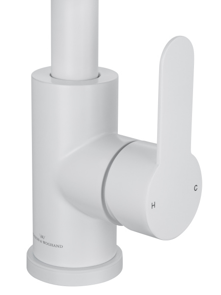 Смеситель для кухни WONZON & WOGHAND, белый матовый WW-AE4554-MW