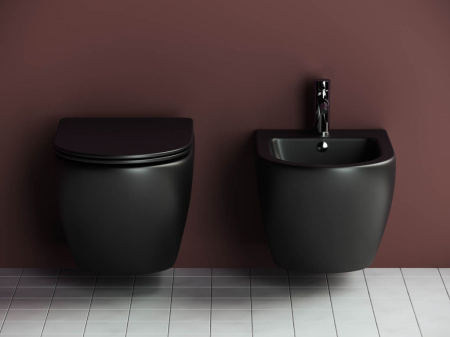 Подвесной унитаз Ceramica Nova Metropol Rimless CN4002MB
