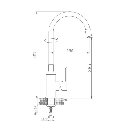 Смеситель для кухни Haiba HB73505-8