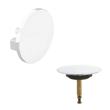 Комплект декоративных накладок для слив-перелива Viega V1 Multiplex Visign M5 735883 (цвет - белый)