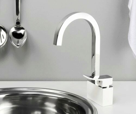 Смеситель для кухни  WasserKRAFT Aller 1067WHITE