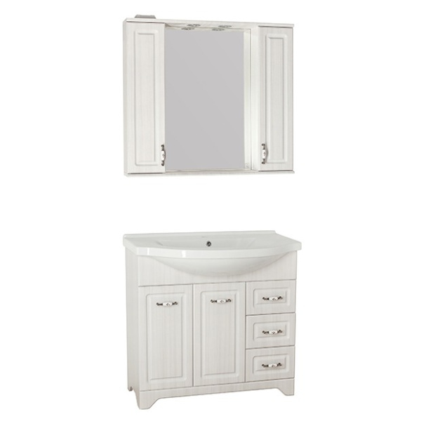 Тумба под раковину напольная Style Line Олеандр-2 90 ЛС-00000485 бежевый