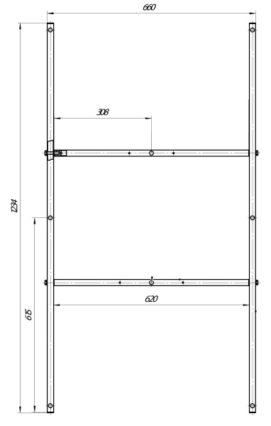 Рама разборная  Marka One ПУ 130х70 03пу1370