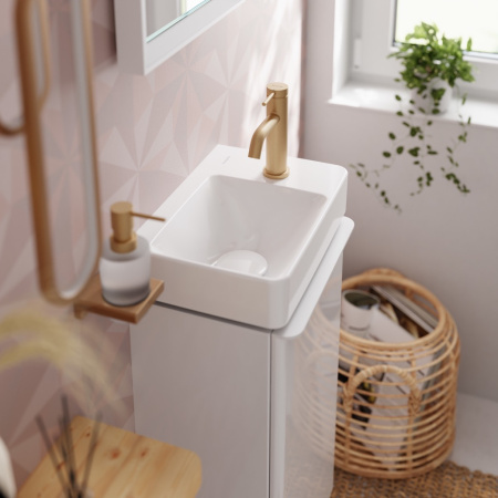 Кран для холодной воды без донного клапана Hansgrohe Tecturis S 73313140 шлифованная бронза