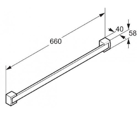 Полотенцедержатель KLUDI JOOP 5598005