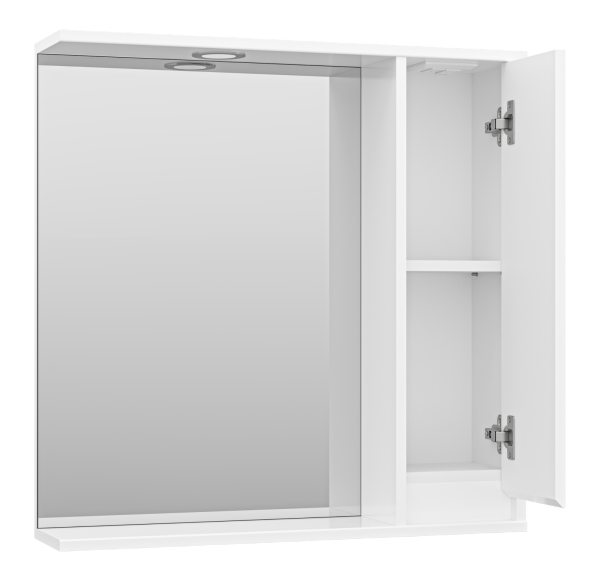 Зеркало-шкаф (72х72) Misty Алиса 75 правый Э-Али04075-01П