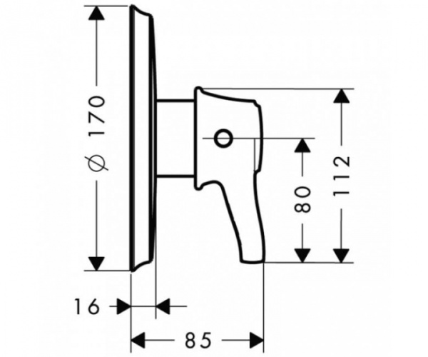 Смеситель Hansgrohe Ecostat Classic 15754000