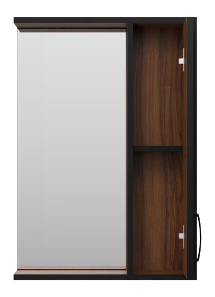 Зеркало-шкаф (50х72) Misty Кедр 50 правый П-Кед04050-011П