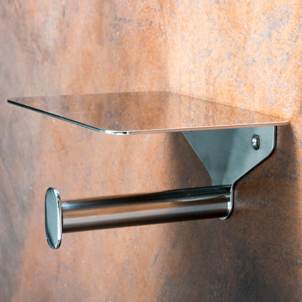 Держатель для туалетной бумаги с полкой Bemeta Organic 157112151