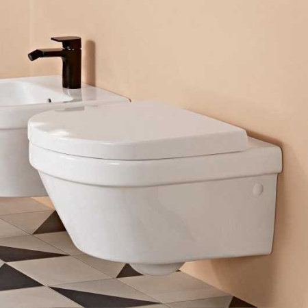 Подвесной унитаз Villeroy&Boch Architectura 4694HR01 с крышкой микролифт