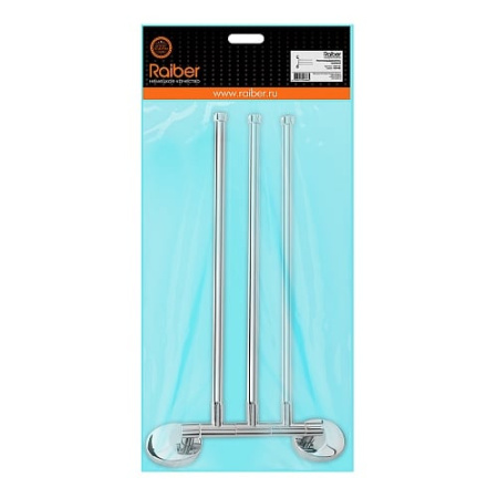 Полотенцедержатель тройной Raiber R70127