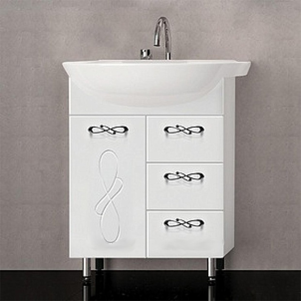 Тумба под раковину напольная Style Line Венеция 65 ЛС-00000254 белый