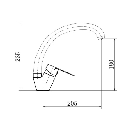 Смеситель для кухни FASHUN A54113-8