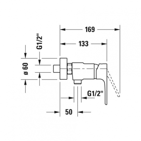 Смеситель для душа Duravit B14230000010