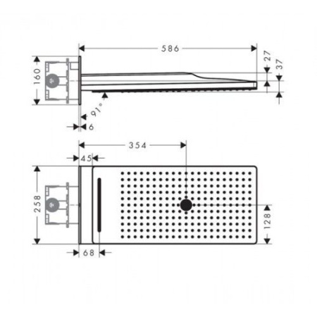 Верхний душ Hansgrohe Rainmaker Select 24001600